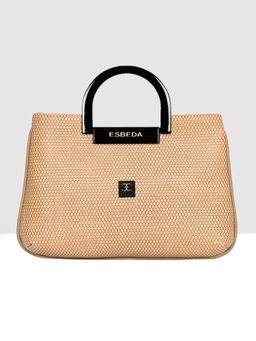 ESBEDA - Tan Color Woven Mini Texture Handbag for Women