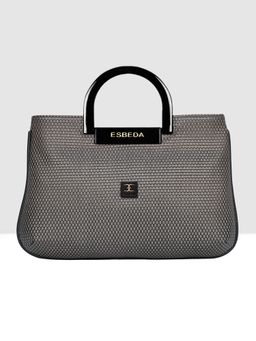 ESBEDA - Black Color Woven Mini Texture Handbag for Women