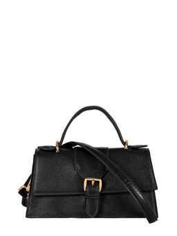 Eske - Women Black Willow Solid Sling Bag with Detachable Strap