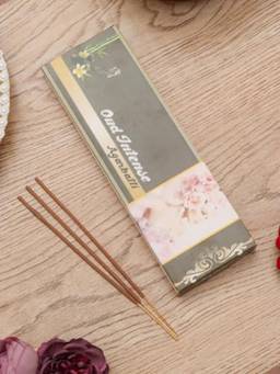 Premsons - Oud Intense Scent Burning Incense Sticks for Aroma Therapy - Pack Of 6