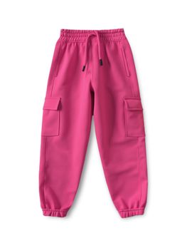 Trampoline - Pink Terry Tapered Joggers