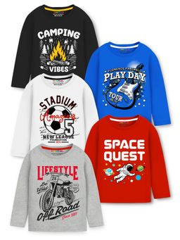 Trampoline - Multi-Color Regular T-Shirt (Pack of 5)