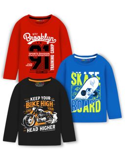 Trampoline - Multi-Color Regular T-Shirt (Pack of 3)