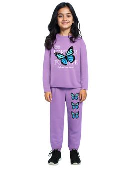 Trampoline - Purple Regular T-Shirt With Joggers