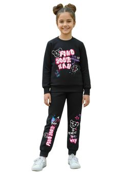 Trampoline - Black Regular T-Shirt With Joggers