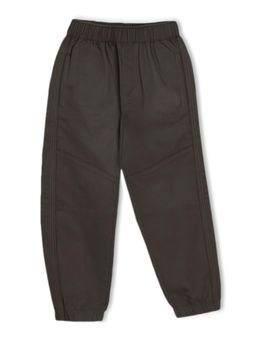 Trampoline - Brown Cotton Regular Joggers