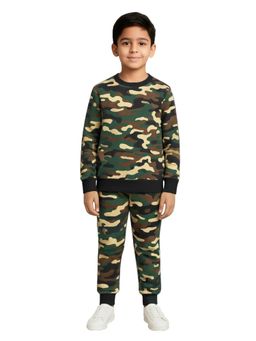 Trampoline - Multi-Color Regular Sweatshirt With Joggers