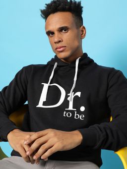 Campus Sutra - Printed Stylish Full Sleeve Hooded Sweatshirt