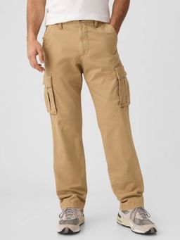 GAP - Men Brown Mid-Rise Regular Fit Trousers