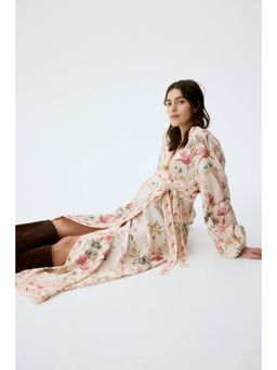 H&M - Women Beige MAMA Wrap dress