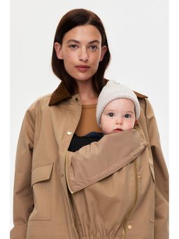 H&M - Women Beige MAMA Before & After Babywearing twill jacket
