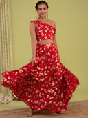 Red color option, Sold out, Currently selected