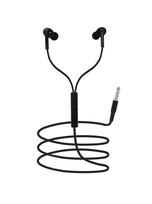 Swagme BassBest IE010 in-Ear Wired Earphones with Mic and Extra Bass (Black)