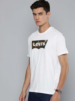 Levi's - Men Crew Neck T-Shirts-White