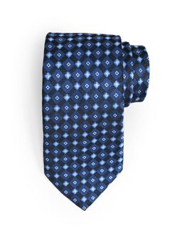 CAZZANO - Men Blue Printed Tie