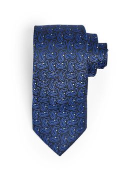 CAZZANO - Men Blue Printed Tie