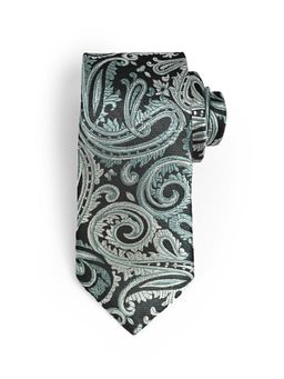 CAZZANO - Men Green Printed Tie