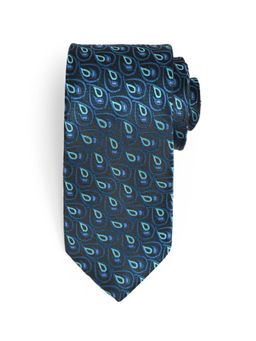 CAZZANO - Men Teal Printed Tie