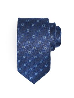 CAZZANO - Men Blue Printed Tie