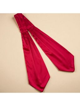 The Tie Hub - Men Sold Raspberry Pink Satin Cravat