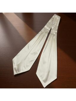 The Tie Hub - Men Sold White Satin Cravat