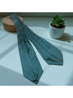 The Tie Hub - Men Sold Teal Satin Cravat