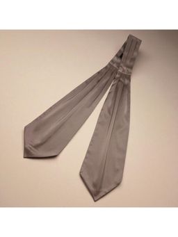 The Tie Hub - Men Sold Beige Satin Cravat