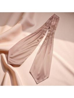 The Tie Hub - Men Sold Peach Satin Cravat