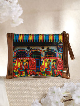 Priyaasi - HerSawari Multicolor Printed Zipper Pouch (S)