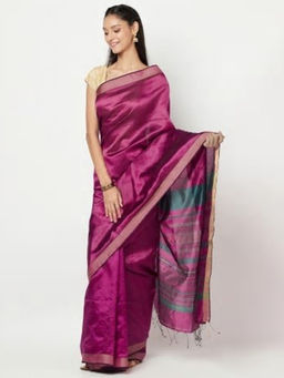 Fabindia - Silk Zari Loom Woven Sari