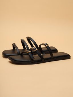 ERIDANI - Allen Black Solid Flats