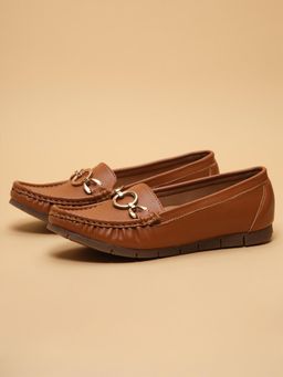 ERIDANI - Fianna Tan Workwear Loafers
