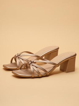 ERIDANI - Ondine Rose Gold Strappy Heels