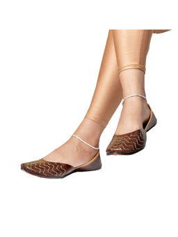 Korakari - Womens Leather Juti-Brown