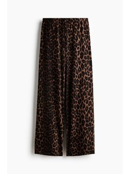 H&M - Women Brown Cotton-Blend Pyjama Bottoms