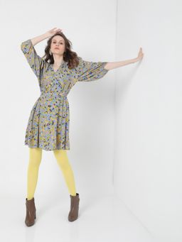 VERO MODA - Women Floral Blue Dress (Set of 2)