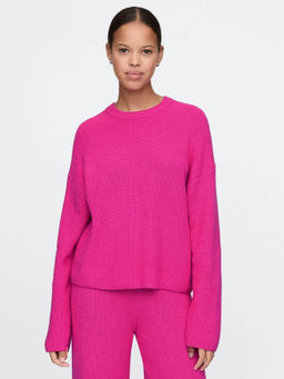 GAP - Women Pink Round Neck Sweater