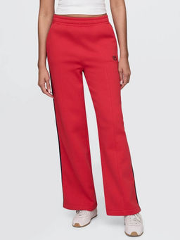 GAP - Women Red Relaxed Fit Pleated Pant with Insert Pockets