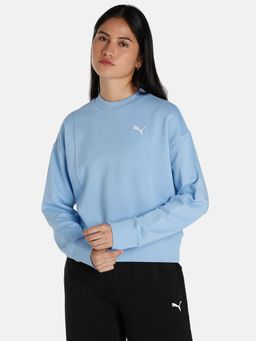 Puma - Her Womens Blue Sweatshirt