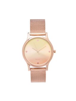 Teal by CHUMBAK - TEAL by Teal by CHUMBAK Sunset Ombre Watch, Metal Mesh Strap