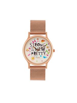Teal by CHUMBAK - TEAL by Teal by CHUMBAK Strong Is The New Pretty Watch,Metal Mesh Strap