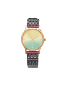 Teal by CHUMBAK - TEAL by Teal by CHUMBAK Ombre Aztec Watch-Black