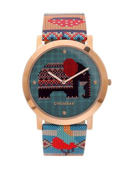 Teal by CHUMBAK - Multi-Color PU Leather Watch