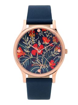 Teal by CHUMBAK - Black PU Leather Watch