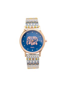 Teal by CHUMBAK - Multi-Color PU Leather Watch