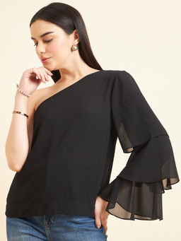 Gipsy - Women Black Solid Top