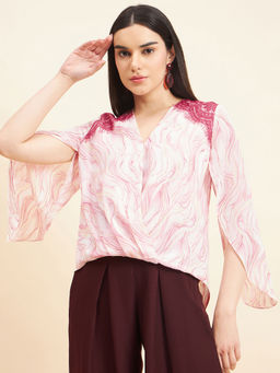 Gipsy - Women Pink Printed Top