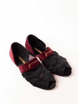 Jatin Malik - Mocha Mulberry Caligae Formal Shoes