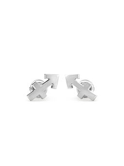 Candere by Kalyan Jewellers - 18K White Gold Sagittarius Stud Earring for Women