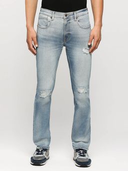 Pepe Jeans - Cash Light Blue Mid Rise Straight Fit Jeans